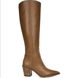 Sam Edelman Lindsay Boot in Brown Leather, Size 8